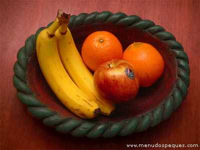 Alimentación para bebés de 0 a 1 Años, frutas, papillas