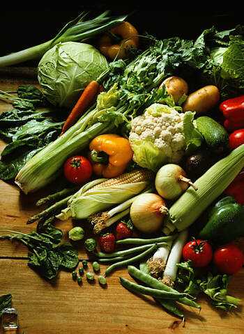 verduras y ensalada