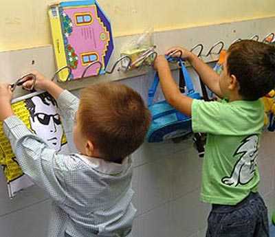 Recomendaciones para los padres con niños que van al cole o al centro infantil por primera vez.