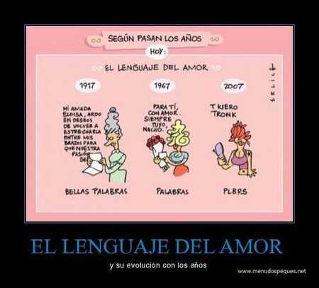 Lenguaje del Amor - Humor Gráfico