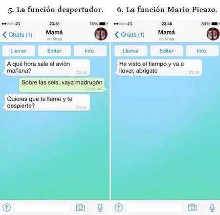 Humor de Whatsapp: Madres función despertador