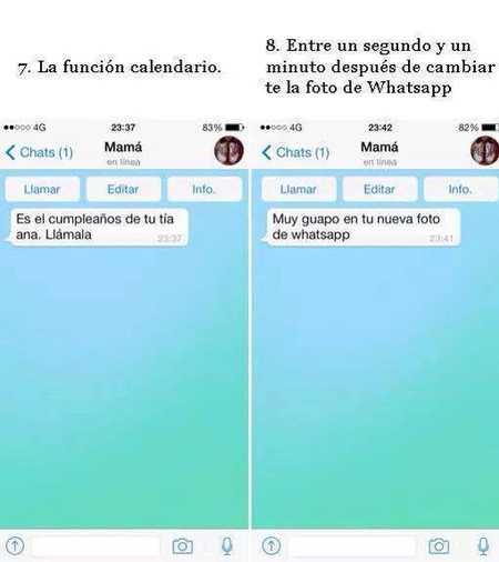 Humor de Whatsapp: Función calendario
