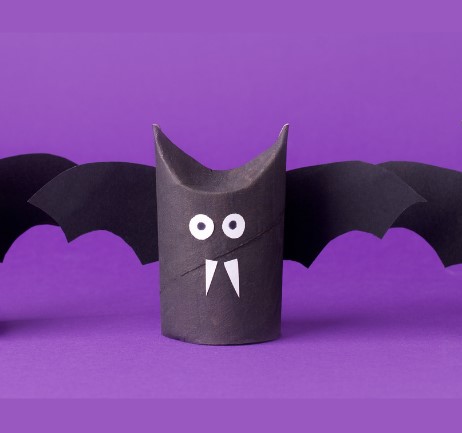 Cómo hacer murciélago Halloween, manualidades