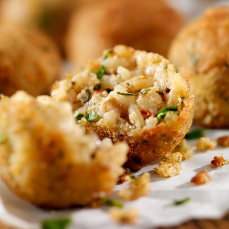 Receta para hacer Arancini de arroz