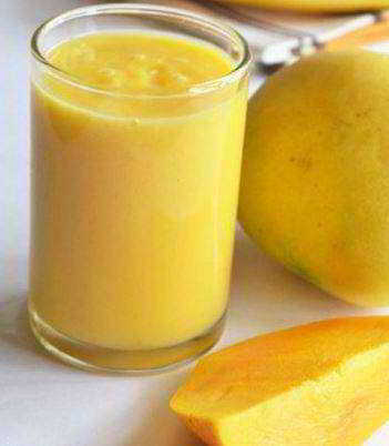 Receta para hacer Batido de Mango y Yogur