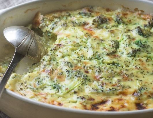 brocoli setas queso