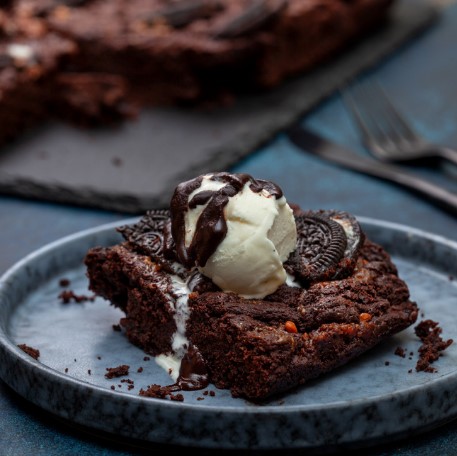 Brownie de Oreo