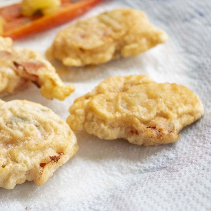 Buñuelos de calabacín y ricotta