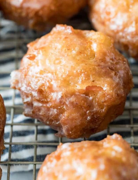 Receta para hacer Buñuelos de manzana al horno