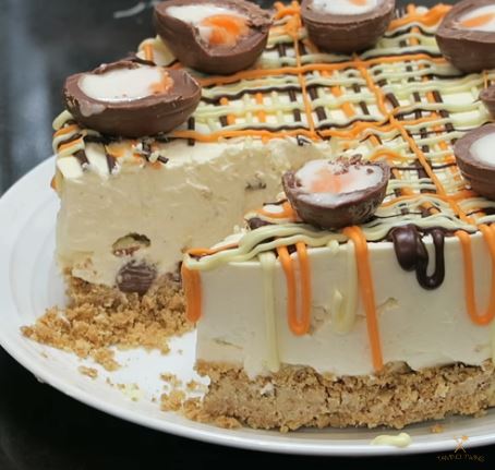 cheesecake huevo cadbury