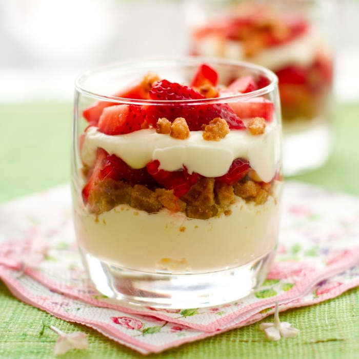 Copa de fresas y mascarpone receta