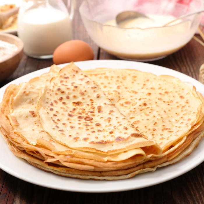 crepes, tortitas, panqueques, receta