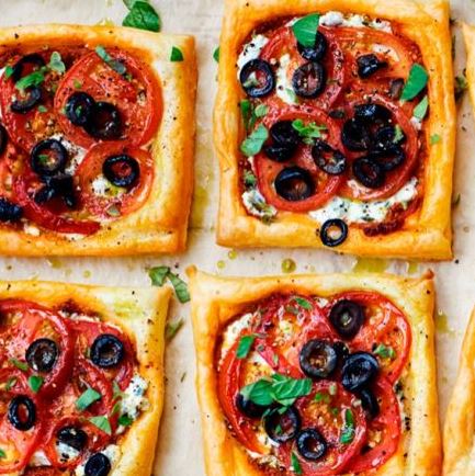 crujiente tomate ricotta