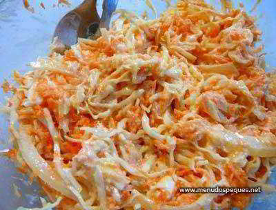 ensalada de col zanahoria