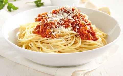 Espaguetis a la boloñesa para niños