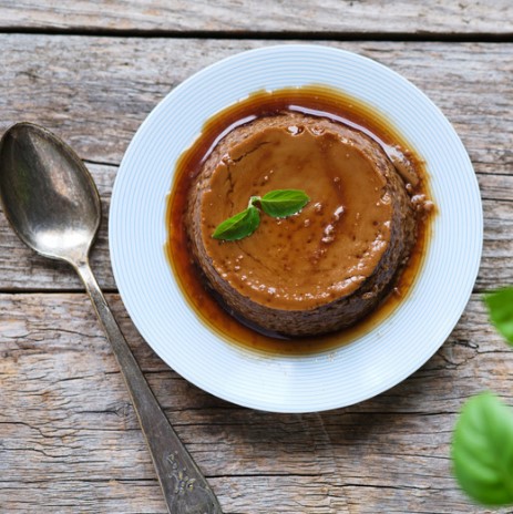 Receta para hacer flan de café