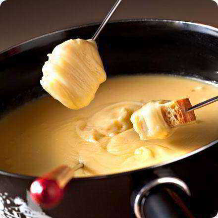 Receta para hacer fondue de quesos