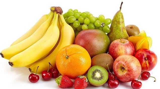 fruta mitades