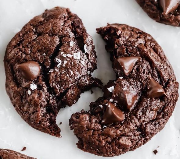 Galletas de brownie de chocolate keto