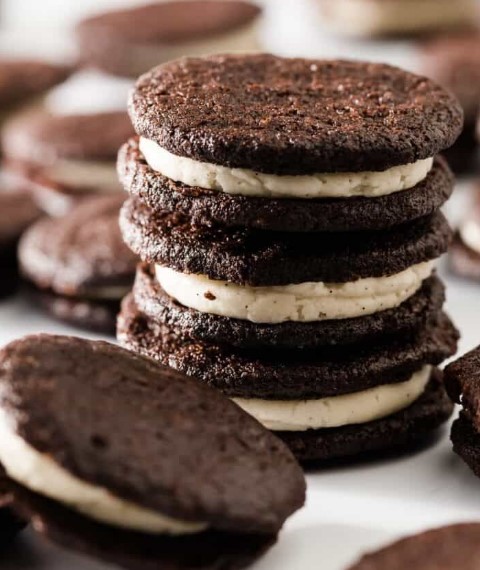 Receta para hacer galletas oreo Keto