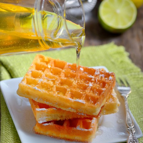 Gofres de limón - Waffles