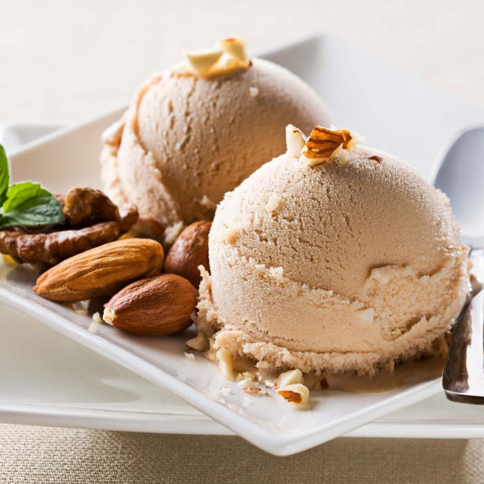 helado almendras vegano receta