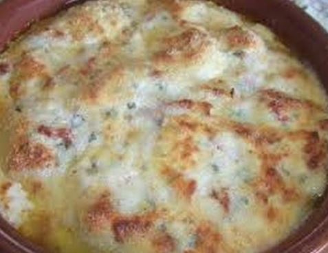 huevos gratinados