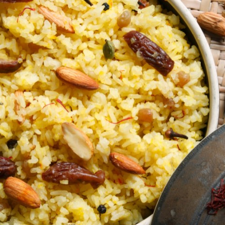 Arroz Kashmiri Pulao, recetas indias