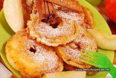 manzana frita