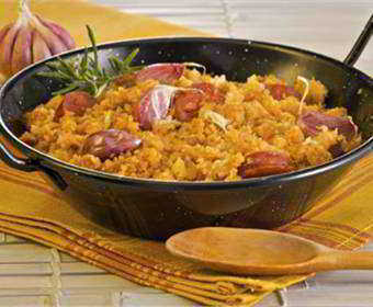 migas-chorizo