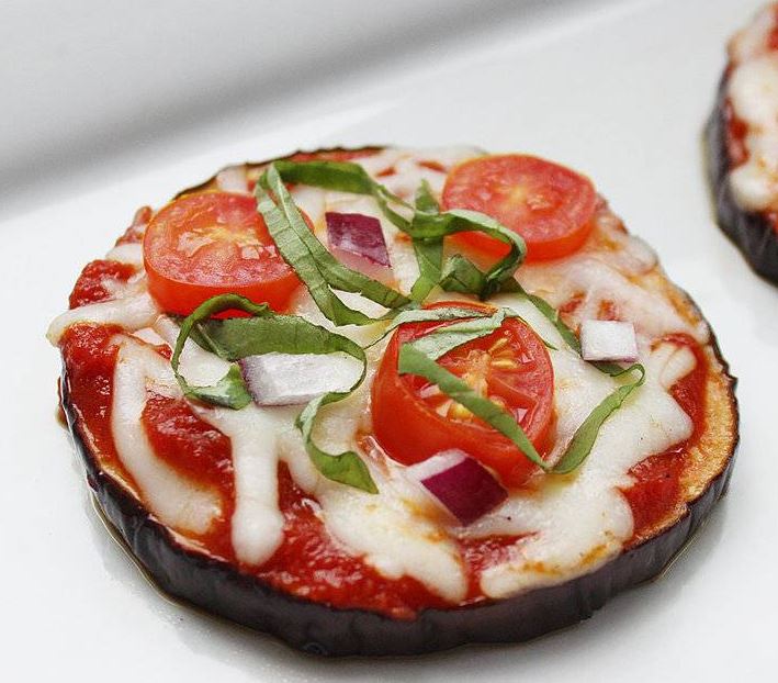 air fryer pizzas berenjenas