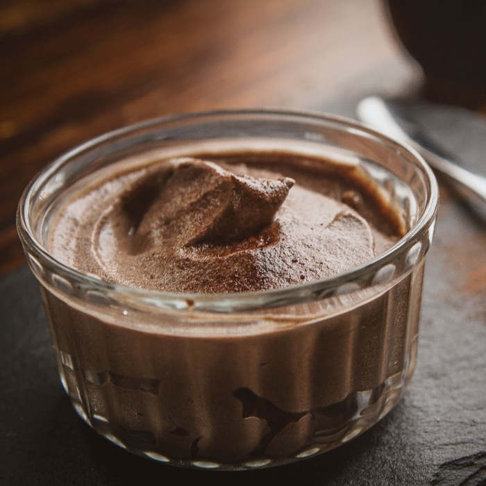 Mousse de chocolate sin azúcar, recetas keto, recetas paleo, recetas realfood,