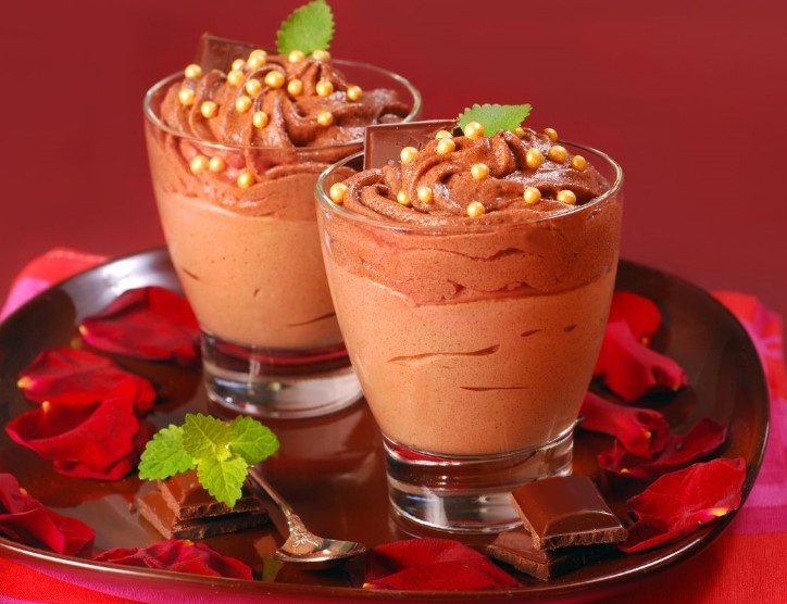 mousse turrón receta