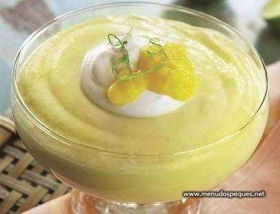 mousse de mango