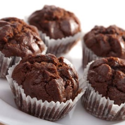 Muffins de Brownie de Chocolate sin gluten, recetas keto, recetas paleo, recetas realfood, postres saludables