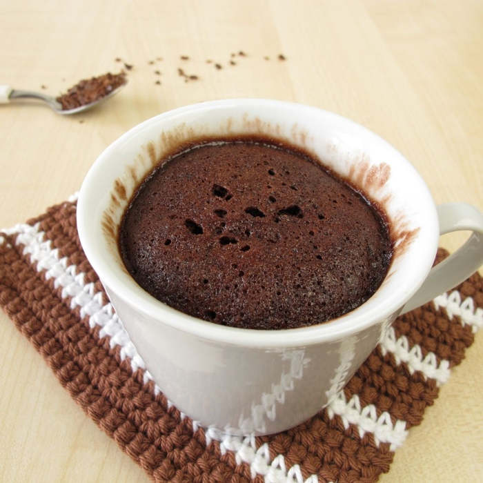 mug cake nutella