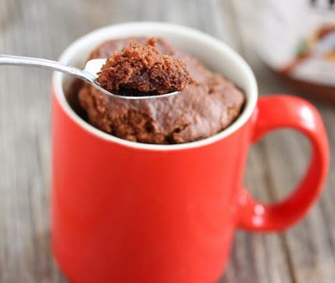 mug cake nutella