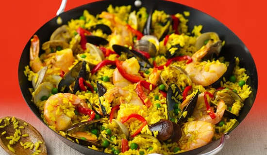 Paella marinera