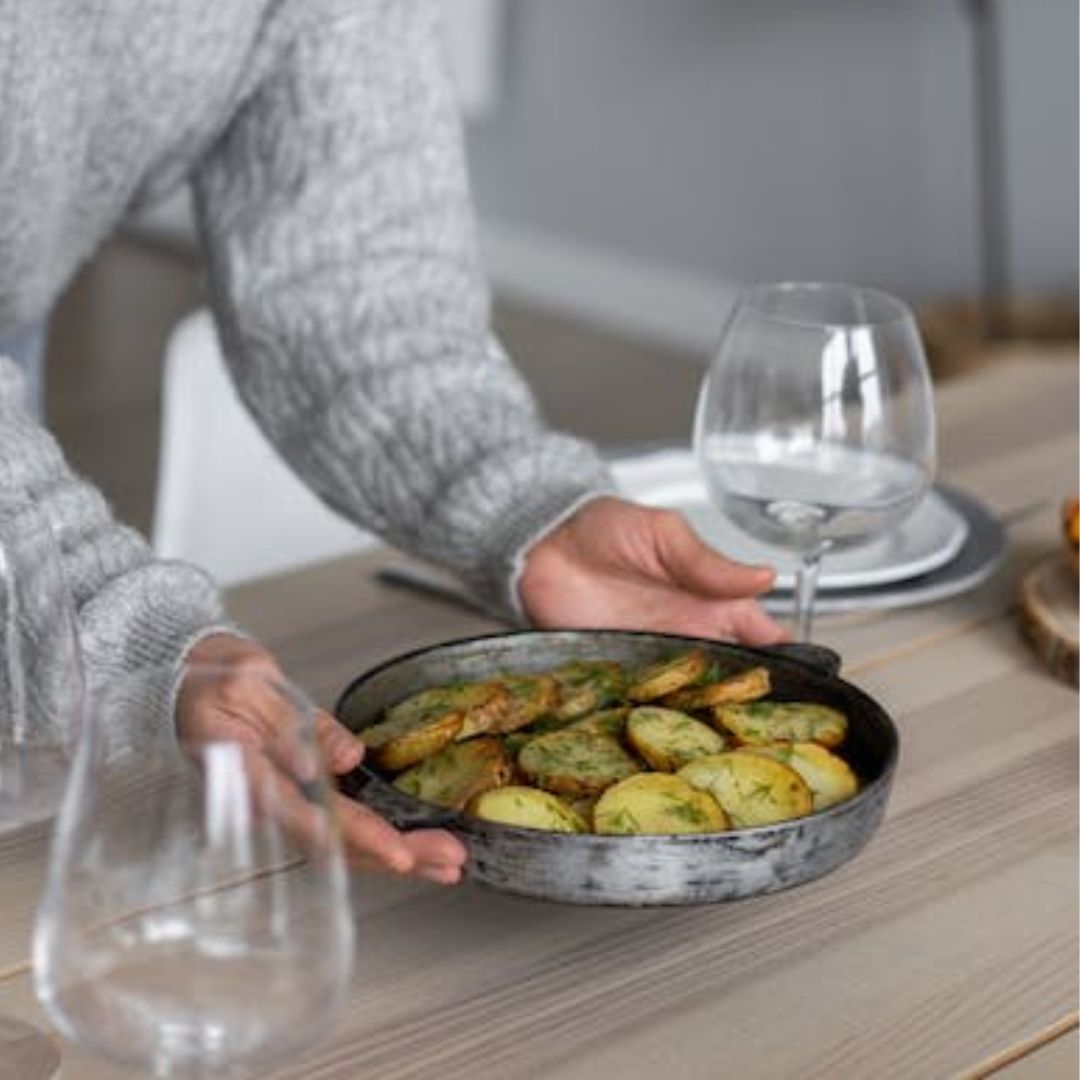 Patatas asadas a la parmesana en air fryer, papas asadas freidora de aire,