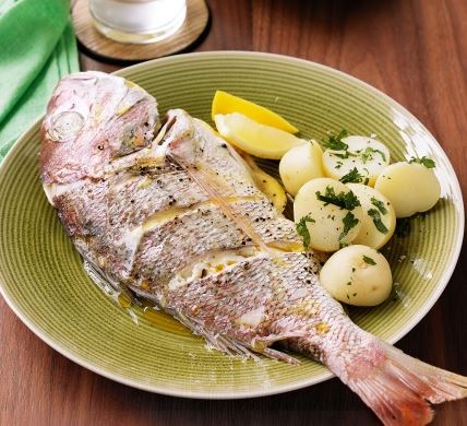 pargo asado al horno