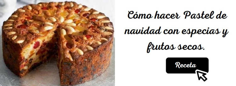 pastel especias navidad