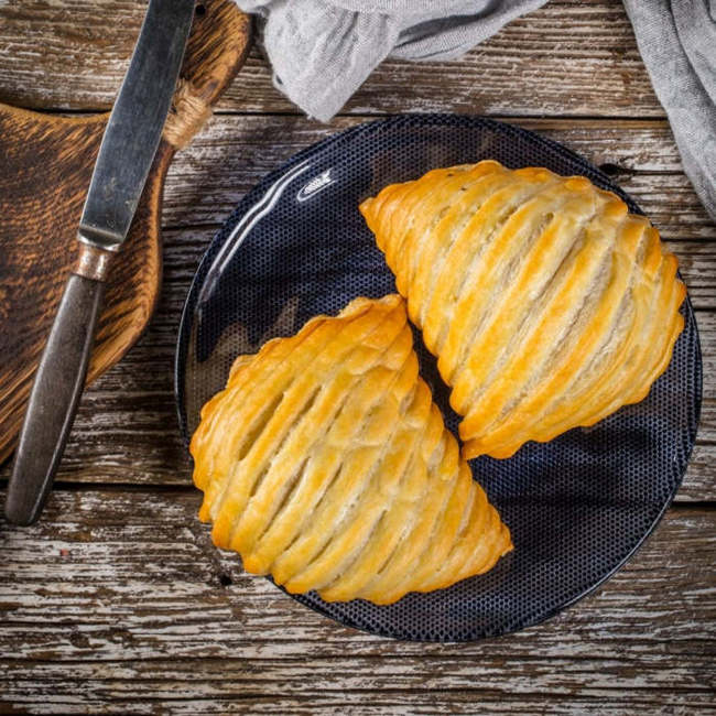 Pastelitos de manzana de hojaldre