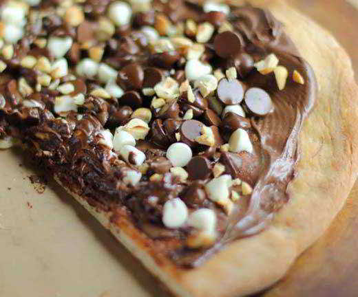 pizza chocolate