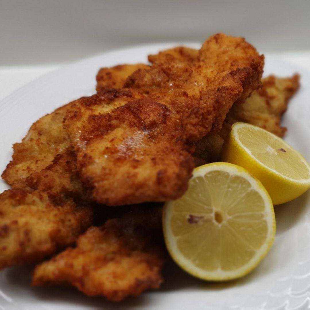 Receta para hacer Filetes de pollo empanado en Air Fryer, empanizados, rebozados, freidora sin aceite recetas gratis