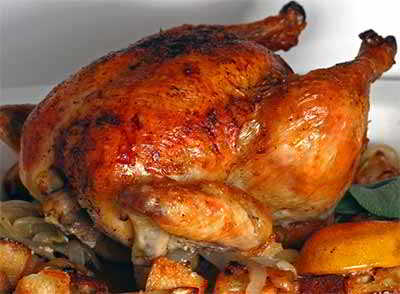 pollo naranja