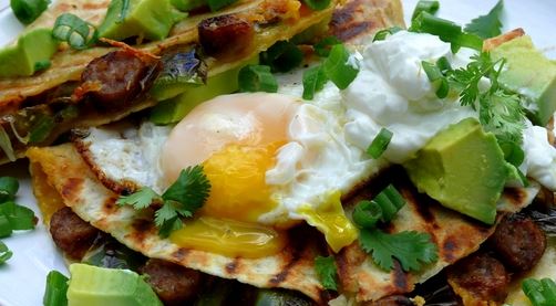 quesadilla aguacate huevo