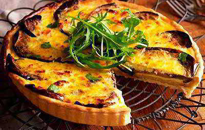 quiche berenjena