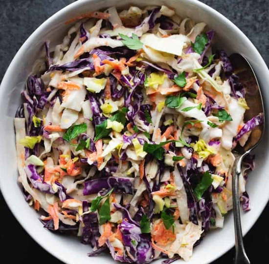 recetas keto, ensalada repollo