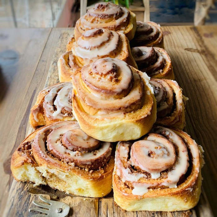 Rollos de canela y calabaza receta