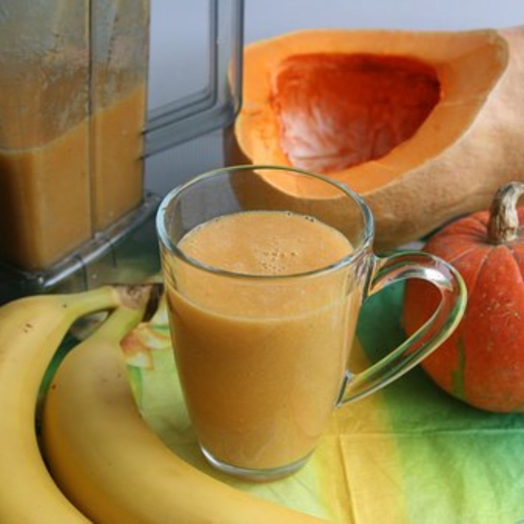 Smoothie de pastel de calabaza receta